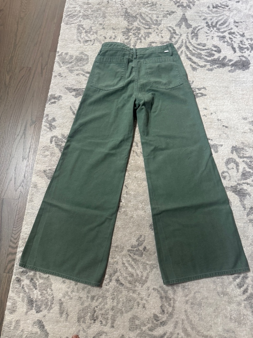 MOTHER Major Roller Sneak 29 Roger That Wide Leg Jeans - Picture 2 of 4